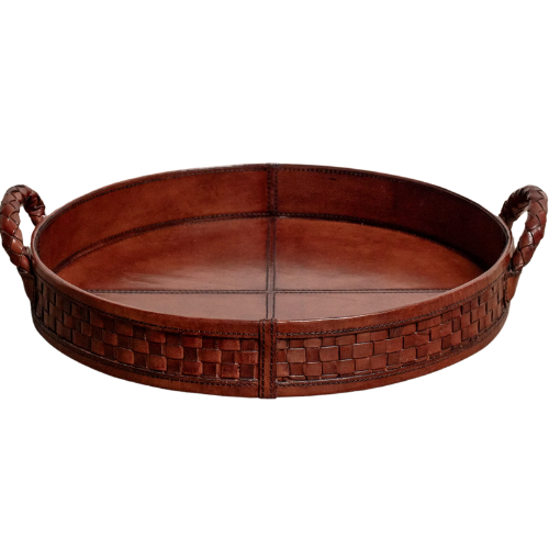 The Vintage Rug Shop Ellis Tray leather