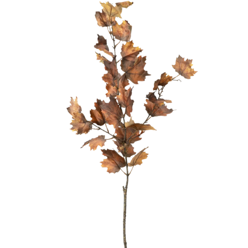 Afloral Maple Leaf Branch in Nutmeg stem