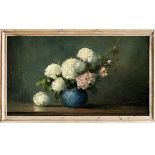Etsy (US) FRAME TV Art Hydrangeas in Blue Vase, Samsung