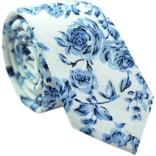 Blue Floral Tie Amazon