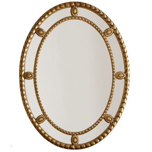 Pottery Barn Kids Chris Loves Julia Oval Tulip Mirror