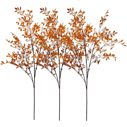 Amazon 3 PCS Artificial Branches leaves stems fall