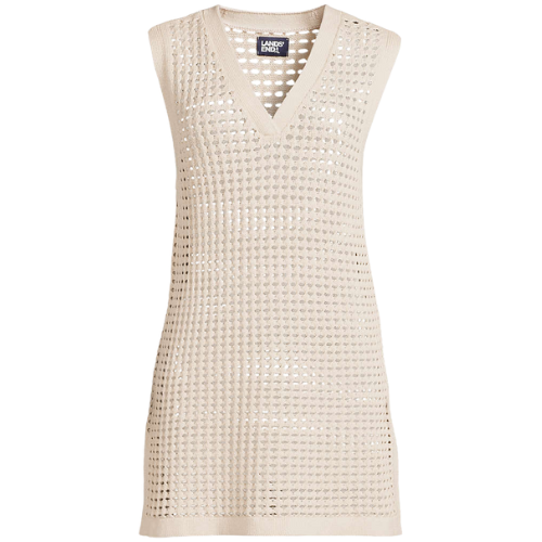 Lands' End (US) Women's Open Knit Cover-up Dress