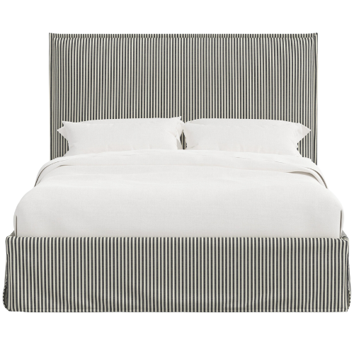 Wayfair North America Maura Bed striped upholstered