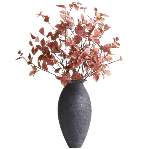 Faux Small Rust Leaf Branch + Reviews | Crate & Barrel stem