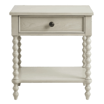 Wayfair Beckett One Drawer Solid Wood Nightstand Turned Wood