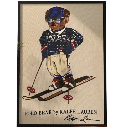 Etsy (US) Polo Bear Wall Art Poster Ralph Lauren ski