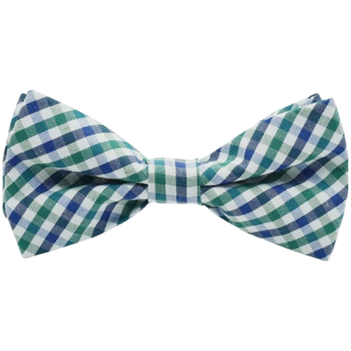 Boys Gingham Plaid Bowtie Bow Tie