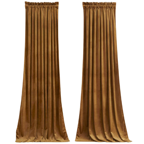 Gold Velvet Curtains