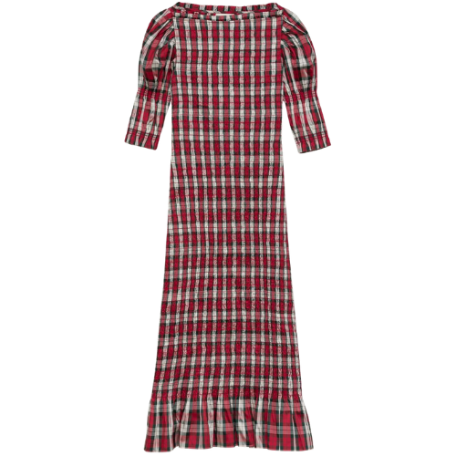 Raquella Dress - Rouge Adaline Plaid