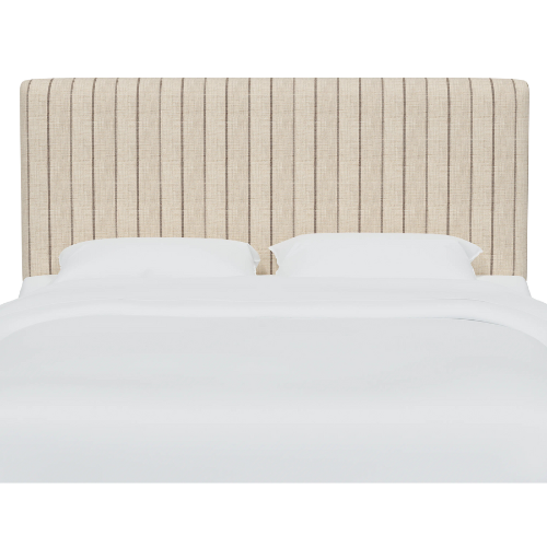 Wayfair North America Eisley Upholstered Panel Headboard striped