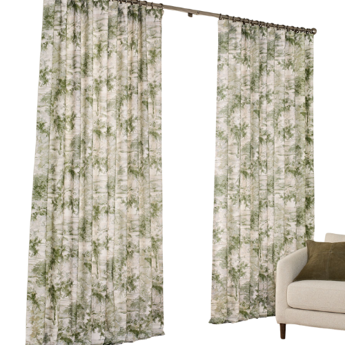 Pottery Barn (US) Jardin Toile Curtain green