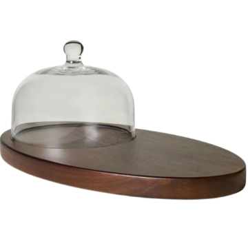 Target Wood Cheese Board with Cloche - Hearth & Hand