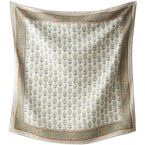 The Company Store Mughal Rose Quilt - Beige Multi, Twin