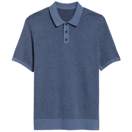 Old Navy (US) Short-Sleeve Cable-Knit Polo