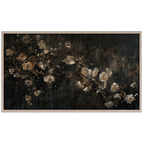 Dark Florals Samsung Frame TV Art