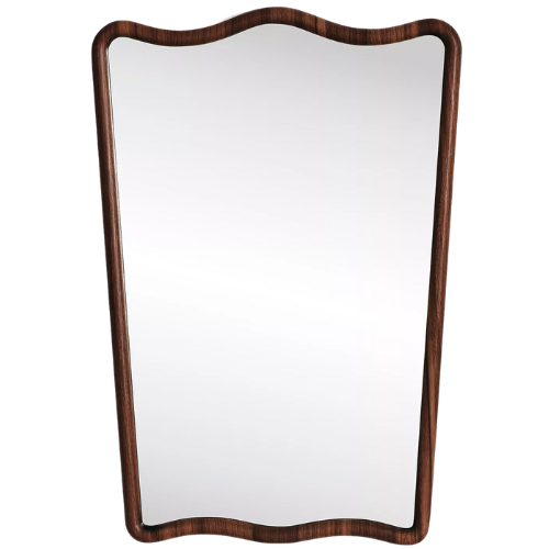Anthropologie (US) Jade Mirror walnut shield