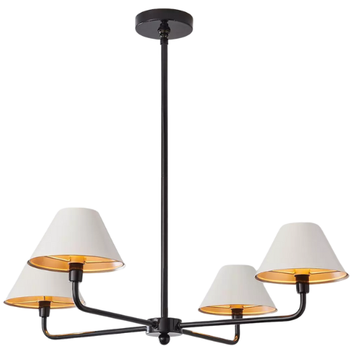 Chris Loves Julia Edie Chandelier - 4 Light Shades of Light