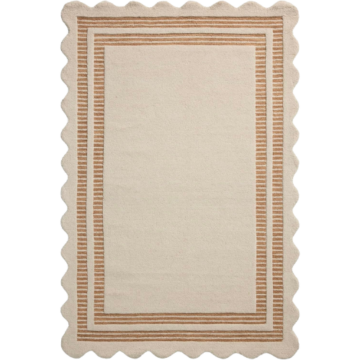 CLJ x Loloi Scottie Ivory Rust Rug