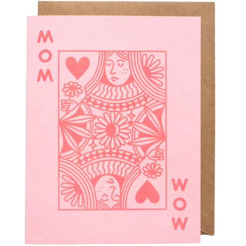 Etsy (US) Mom Queen- Mother's Day Card- Riso Printed Blank