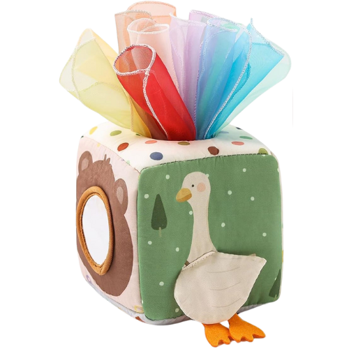 Amazon Baby Tissue Box Scarf Toy