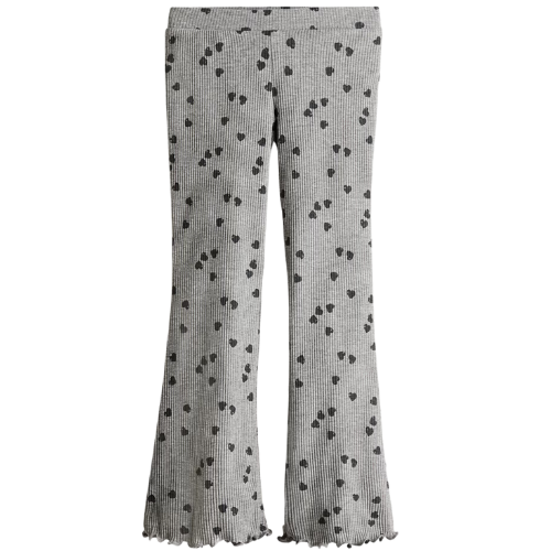 H&M Flared Leggings grey heart girls