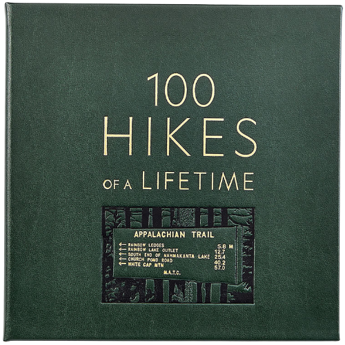 Pottery Barn (US) 100 Hikes of A Lifetime Leather-Bound Book Coffee Table Book