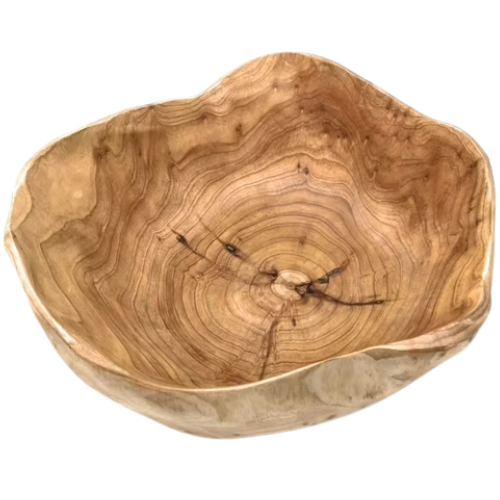 Walmart (US) THY COLLECTIBLES Wooden Bowl Handmade