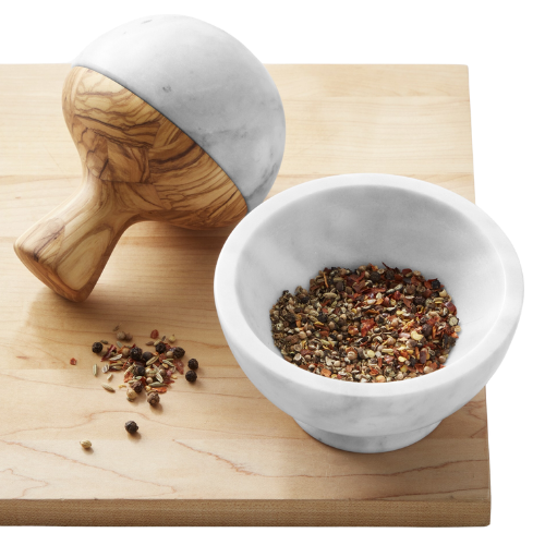 Marble Mortar and Pestle