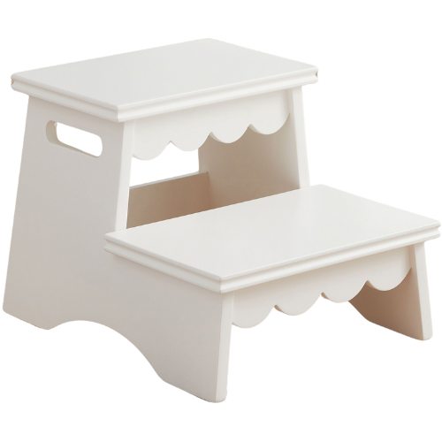 Pottery Barn Kids Scallop Double Step Stool