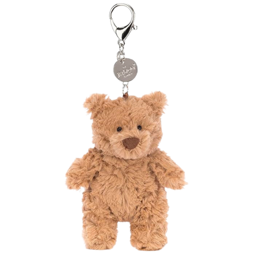 Amazon Jellycat Bartholomew Bear Bag Charm, 4.5 inches