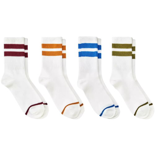 Target Boys' 4pk Tiger and Striped Crew Socks - Cat & Jack