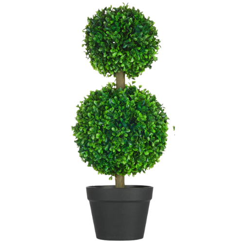 Wayfair North America 23.5'' Faux Boxwood Topiary in Pot (Set of 2)