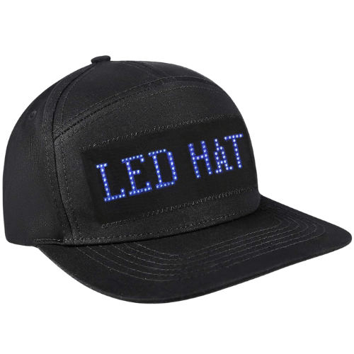 LED Cap, Detachable LED Display Screen Smart Hat