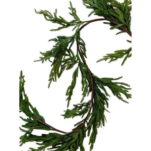 Faux 5′ Norfolk Pine Garland