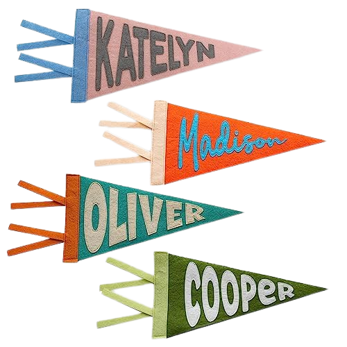 Personalized Name Pennant custom