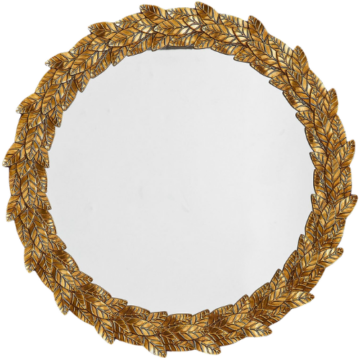 CLJ + Pottery Barn Teen Chris Loves Julia Antique Gold Mirror Leaf