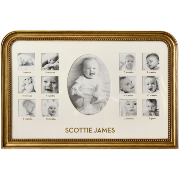Pottery Barn Kids Chris Loves Julia Arched First Year Frame