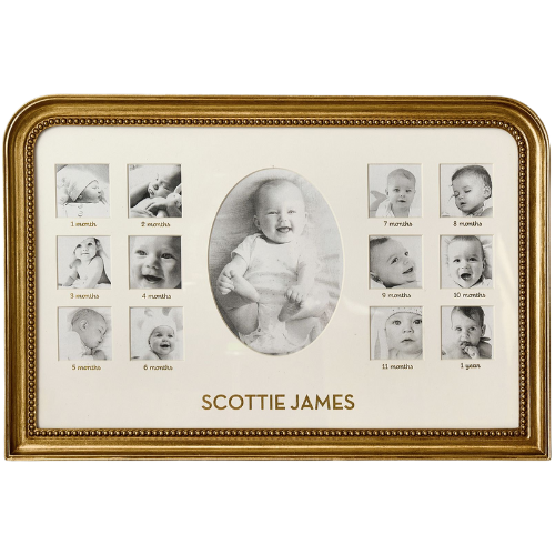 Pottery Barn Kids Chris Loves Julia Arched First Year Frame