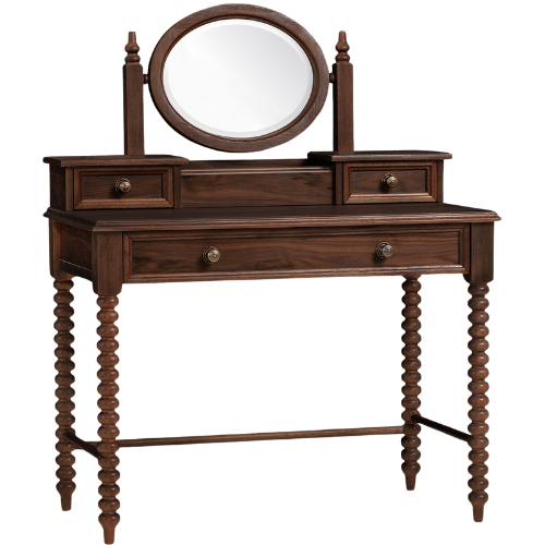 Pottery Barn Teen Chris Loves Julia Turned Wood Vanity Desk