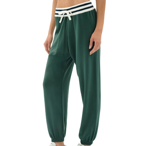 Splits59.com Andie Oversized Fleece Sweatpant W/ Stripe