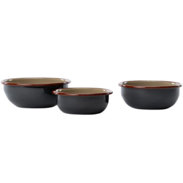 McGee & Co. (US) Charles Enamel Bowls (set of 3)