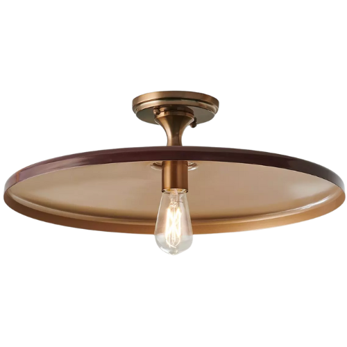 Chris Loves Julia Victor Semi-Flush Ceiling Light Shades of Light