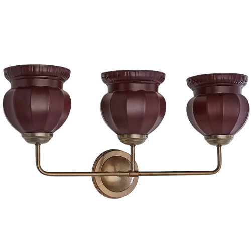 Chris Loves Julia Marlo Vanity Light - 3 Light - Ceramic