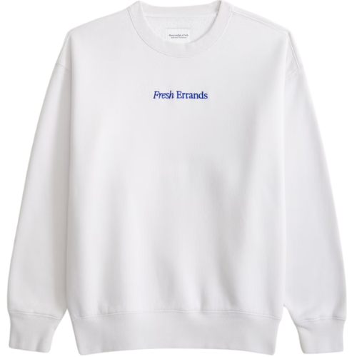 Abercrombie & Fitch "Fresh Errands" sweatshirt white