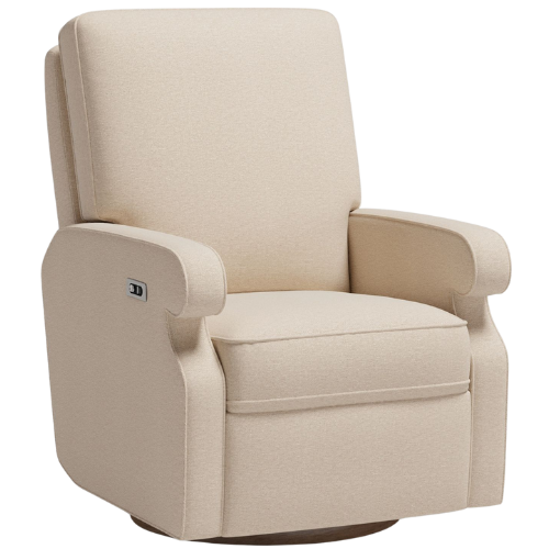 Pottery Barn Kids Chris Loves Julia Power Recliner glider