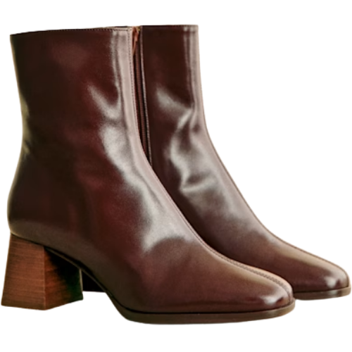 Axelle Ankle Boots leather sezane