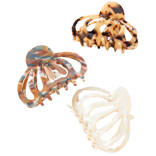 Anthropologie Aimee Claw Hair Clip Set