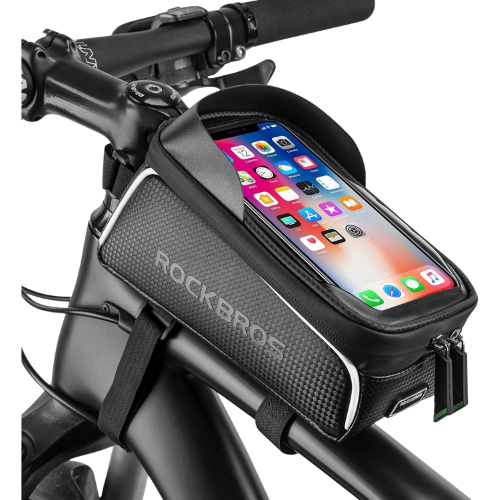 ROCKBROS Bike/Bicycle Phone Front Frame Bag, Waterproof, Tube Bag,Cycling Pouch