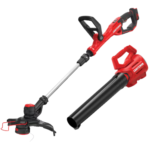 CRAFTSMAN V20 20-volt max Cordless Battery String Trimmer and Leaf Blower and Combo Kit 2 Ah (Battery Included) (Charger Included)